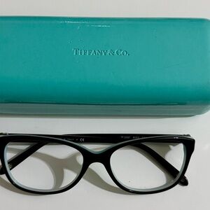Tiffany & Co. Black and Teal Glasses
